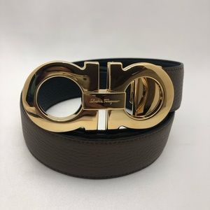 Salvatore Ferragamo Men's Reversible Leather Belt